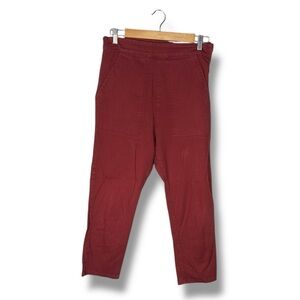 Prairie Underground Medium‎ Pinup Pants Oxblood wine red stretch organic cotton